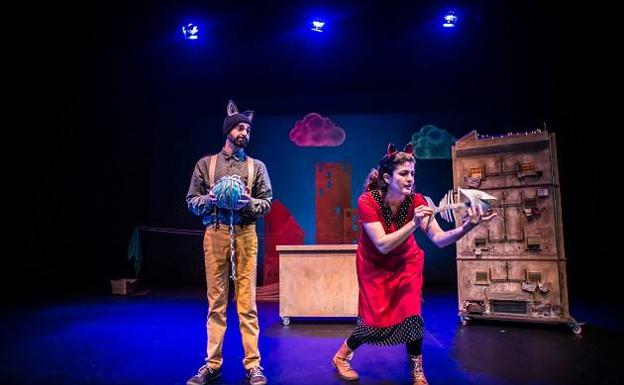 Pata Teatro presenta 'Debajo del tejado' en el Bretón, para todos los públicos