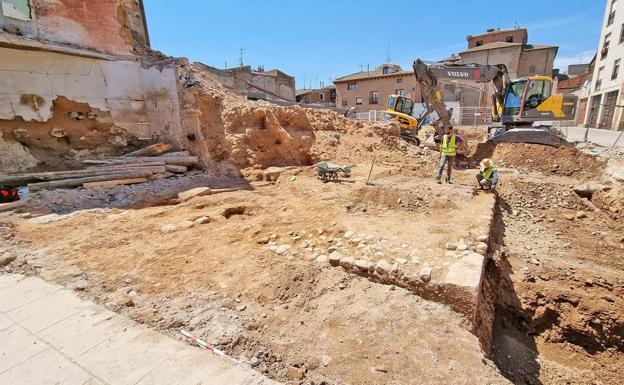 Excavaciones en el yacimiento de Las Medranas. / AYTO. DE CALAHORRA