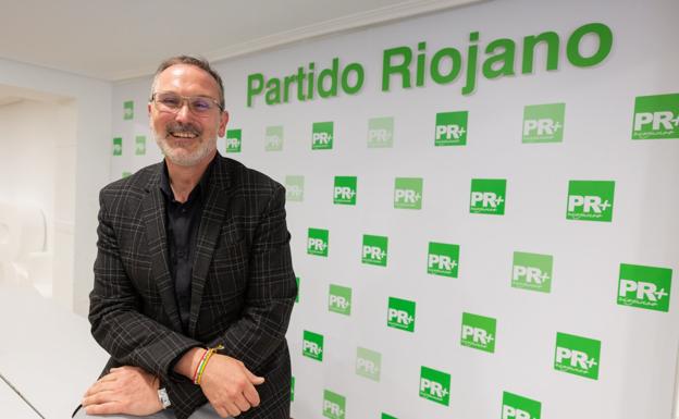 Rubén Antoñanzas, en la sede del PR+ el pasado jueves. / SONIA TECERO