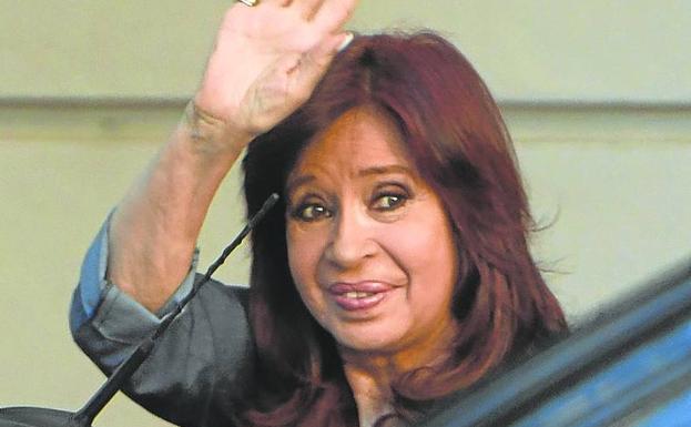 Cristina Fernández, ayer poco antes de difundirse el veredicto/EFE