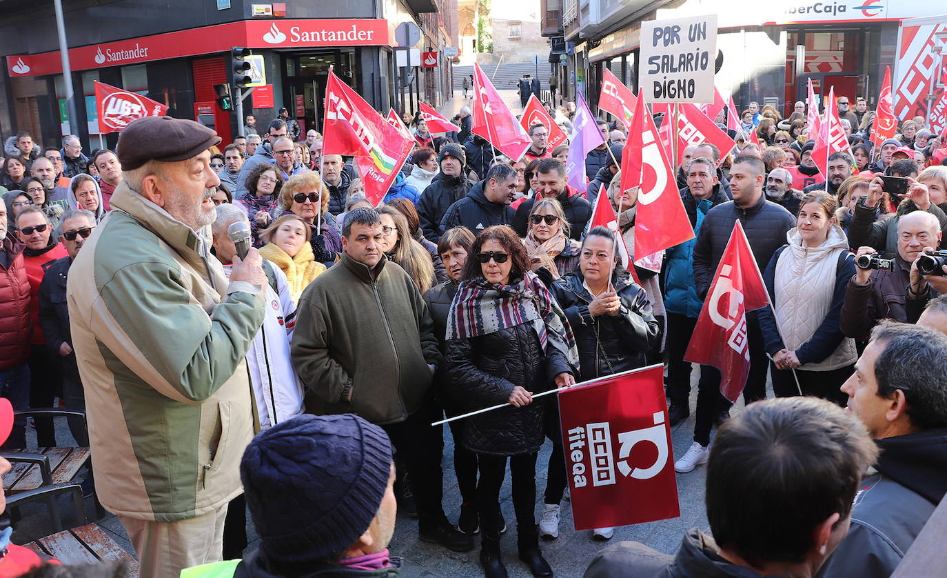 Imagen de la pasada huelga del calzado del pasado 1 de diciembre. /Ernesto Pascual