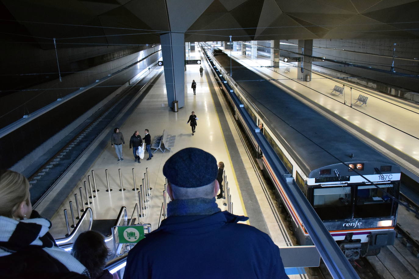 Imagen de la estación de Logroño de la capital riojana. /Miguel Herreros