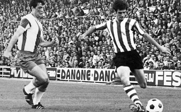 Txetxu Rojo, durante un partido con el Athletic. /ignacio pérez