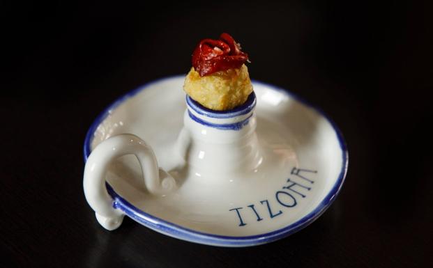 Imagen del pincho que representó a La Rioja. / JPEG