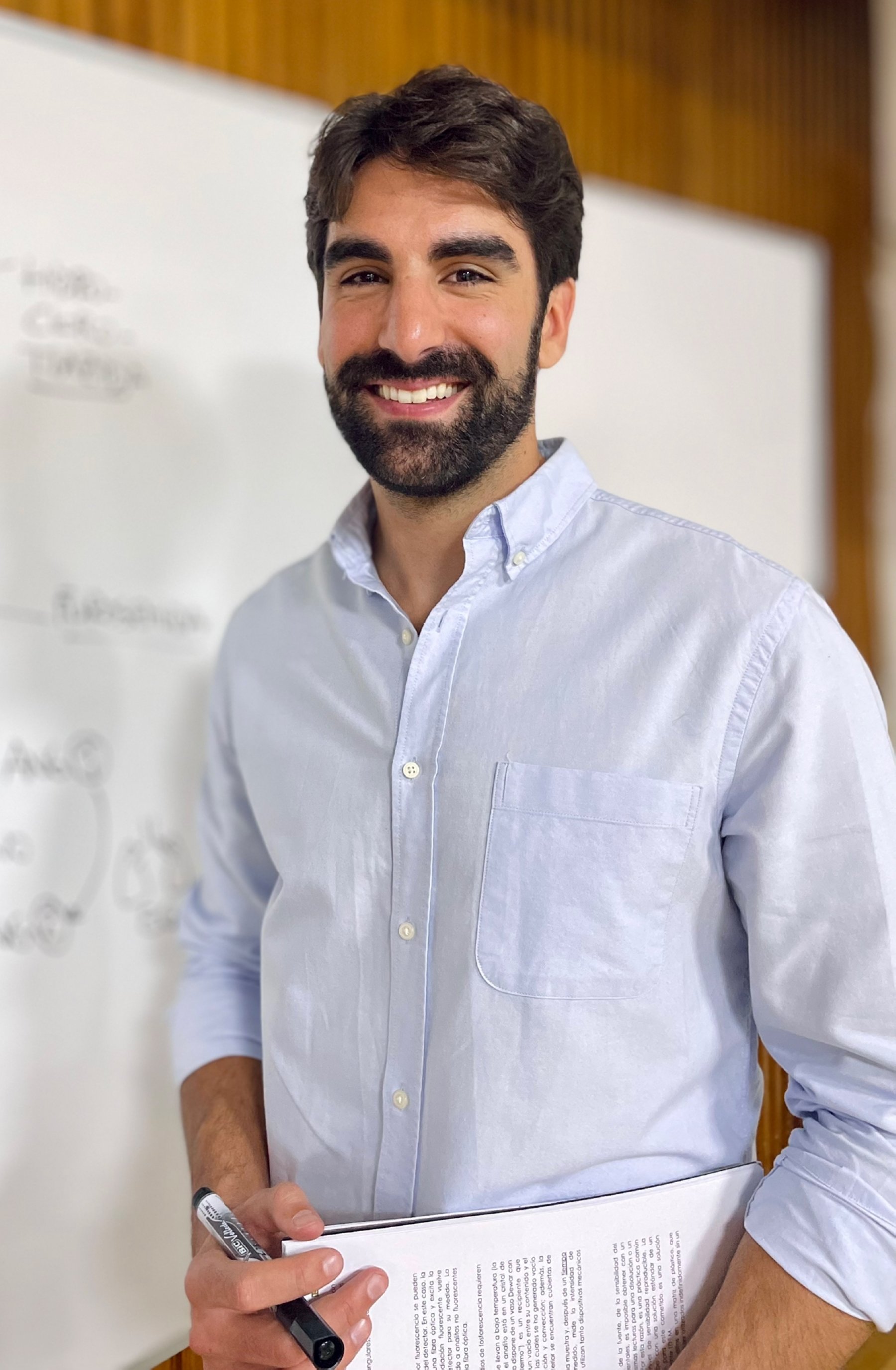 Héctor del Río, durante una de sus clases. / HECTORFARMA