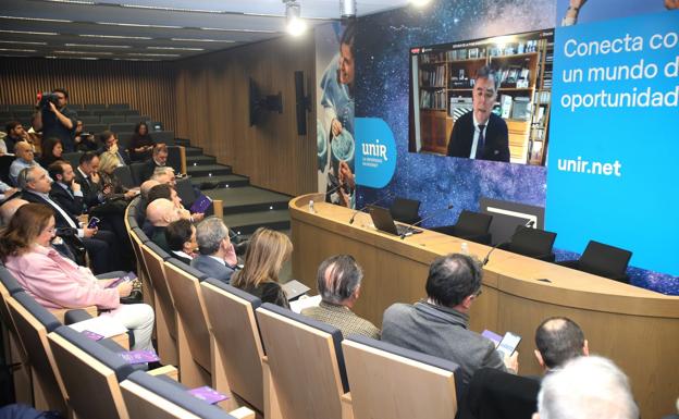 El director general de FAEDPYME, Domingo García, por remoto. /Juan Marín