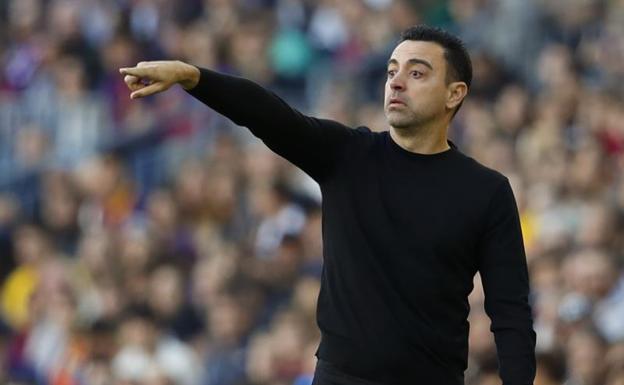 Xavi Hernández, entrenador del Barça. /Andreu Dalmau (Efe)