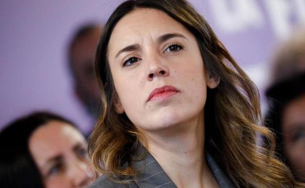 Irene Montero, durante su intervención este sábado en un acto de Podemos en Murcia/EP