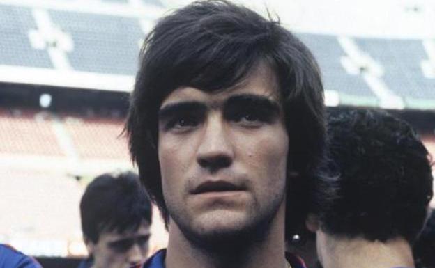 Marcos Alonso, en el Barça que ganó la Liga en la temporada 84-85/EFE