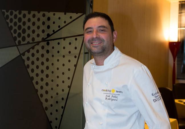 El cocinero José Félix Rodríguez, en el restaurante La Galería.