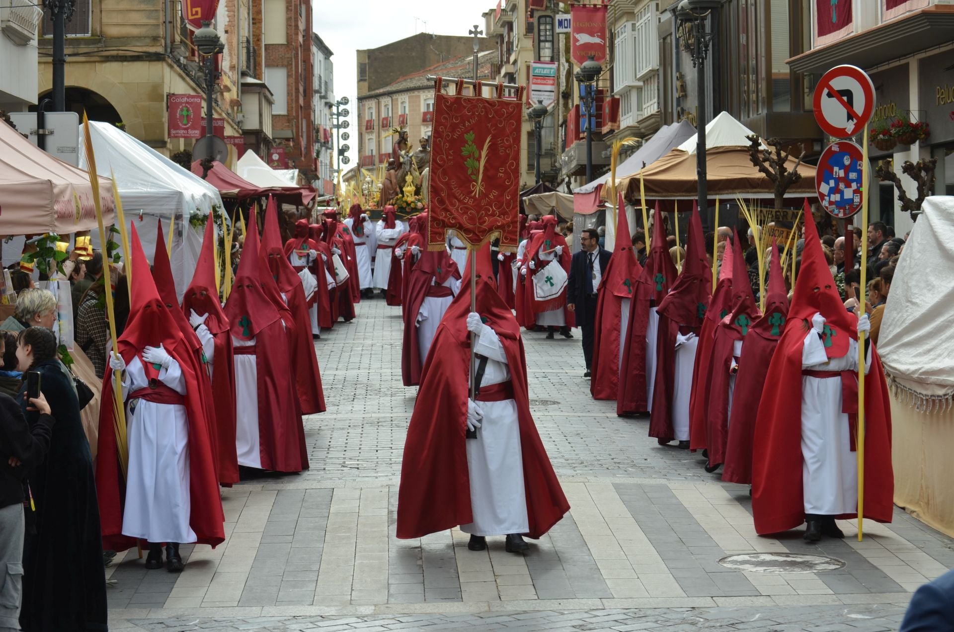 La Borriquilla recorre las calles de Calahorra