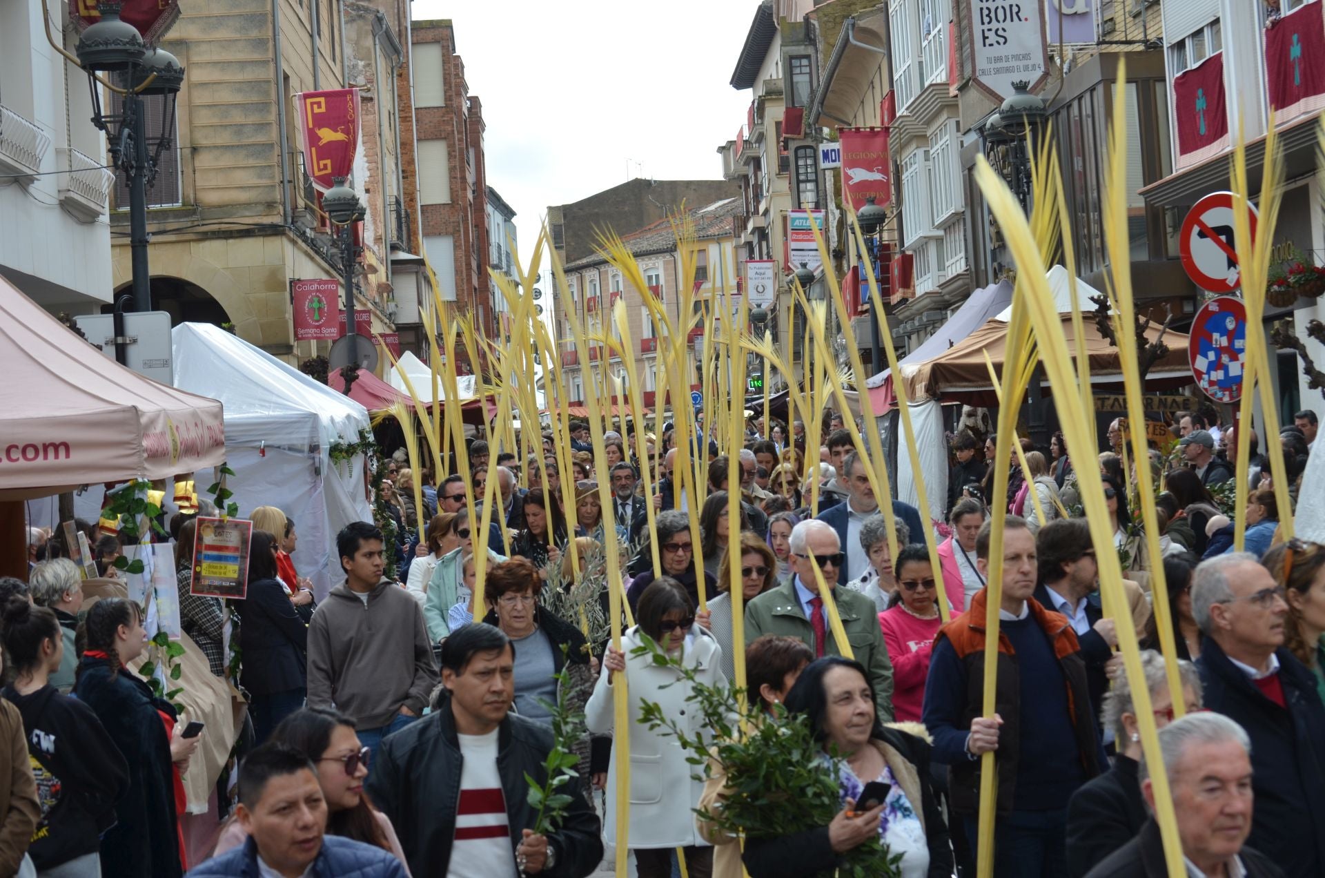 La Borriquilla recorre las calles de Calahorra