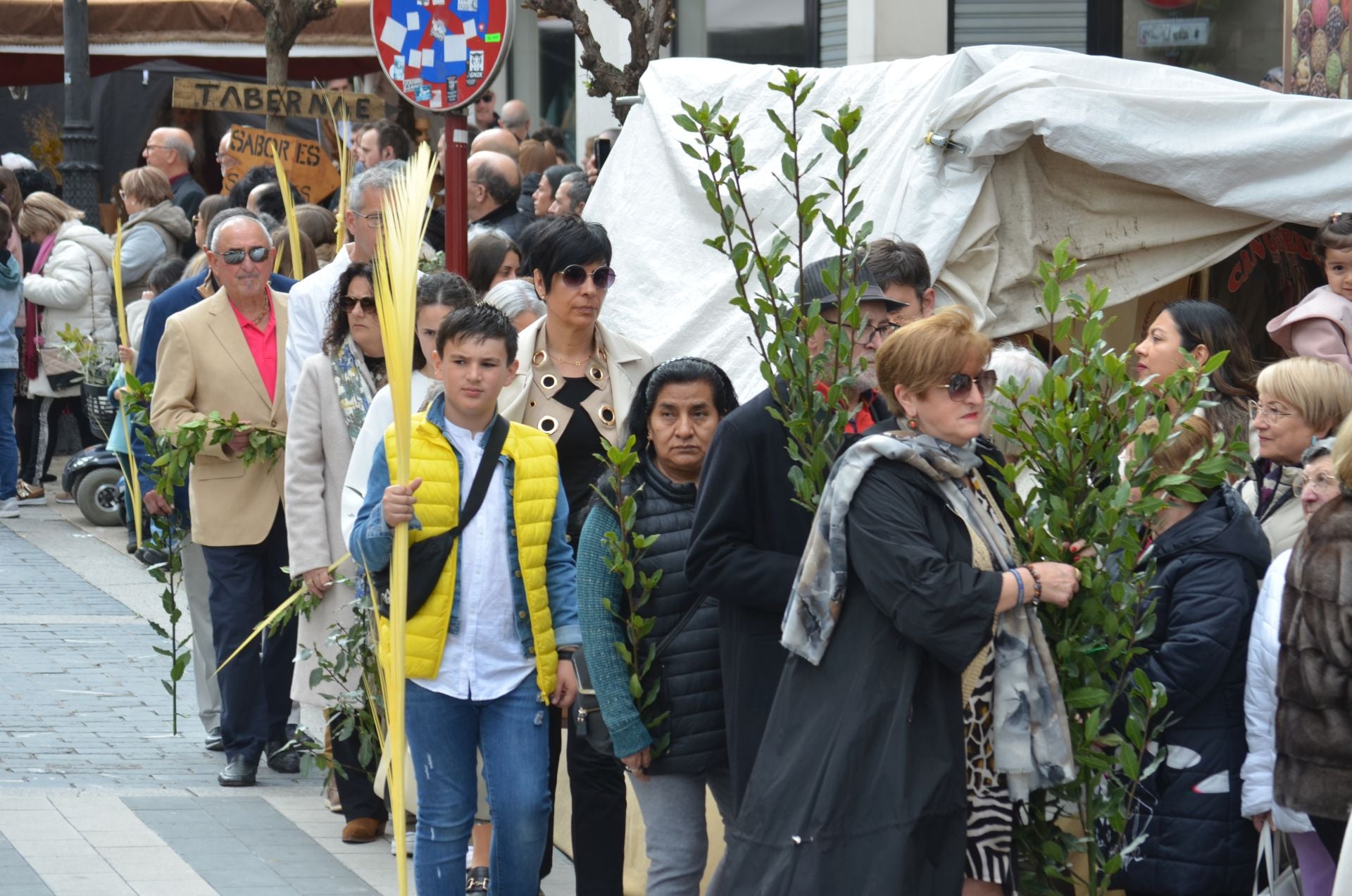 La Borriquilla recorre las calles de Calahorra