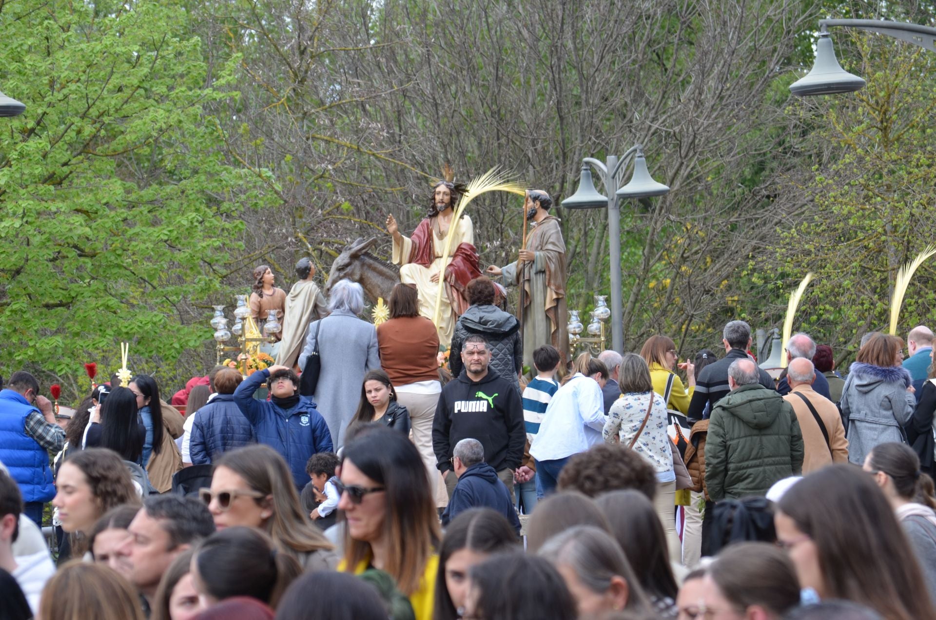 La Borriquilla recorre las calles de Calahorra