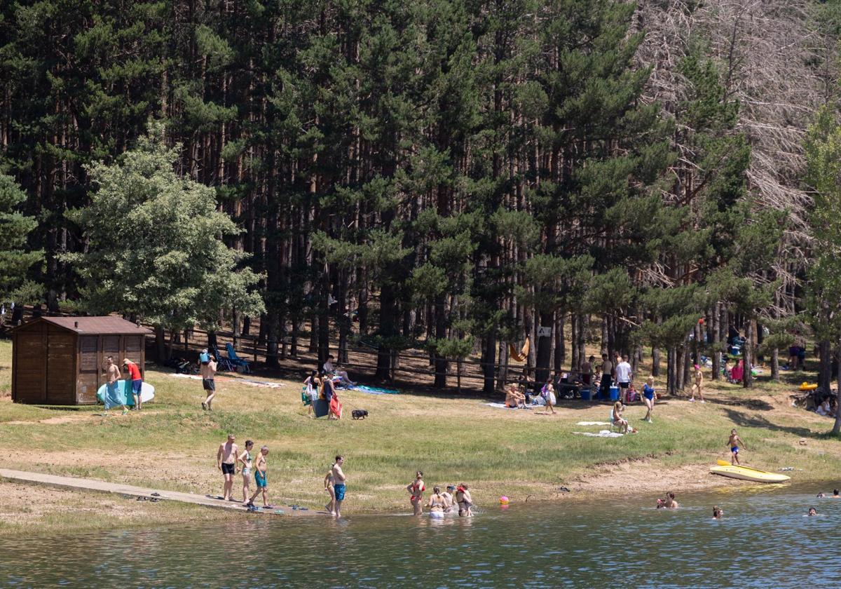 Las imágenes de los bañistas en El Rasillo