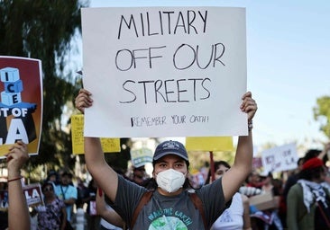La Justicia avala el despliegue militar en Los Ángeles ordenado por Trump