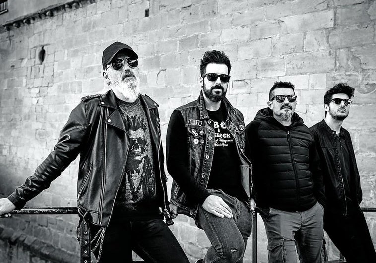Los cuatro integrantes del grupo de rock Bicho*Z.