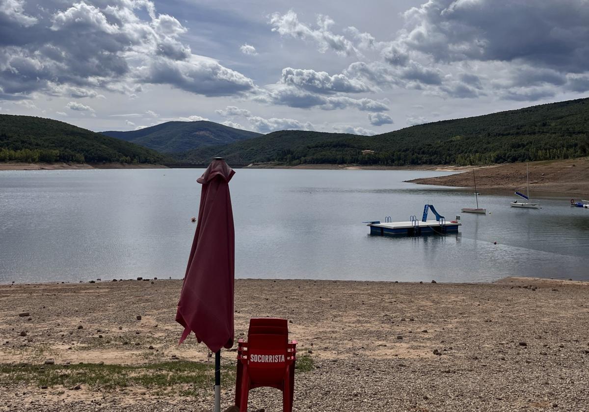 Embalse González Lacasa este pasado domingo.