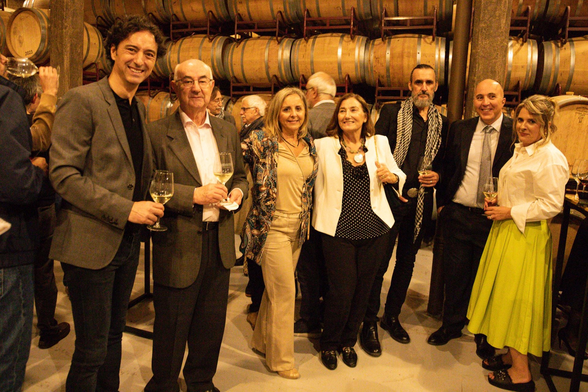 Andrés Pascual, Mariano Tejedor, María José Zapata, Carmen Iruzubieta, Jonás Sainz, Alberto de Carlos e Isabel Martínez.