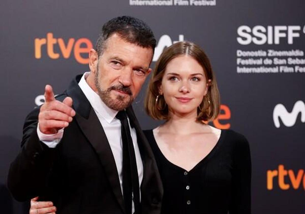 Antonio Banderas con su hija Stella del Carmen.
