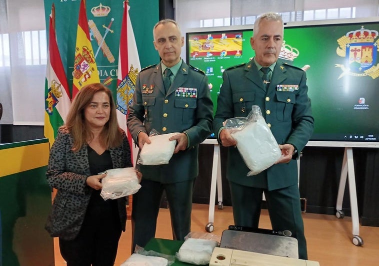 Rueda de prensa para explicar los detalles de la operación Edmar.