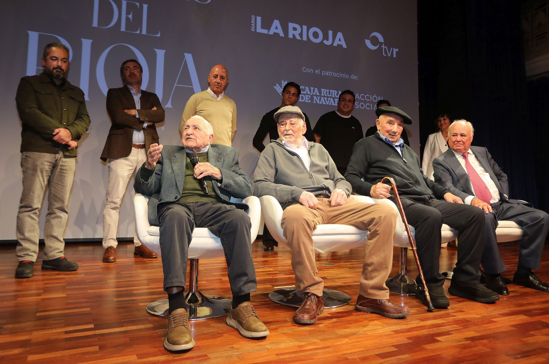 Estreno por todo lo alto del documental 'Estirpes del Rioja, la pasión que se hereda'